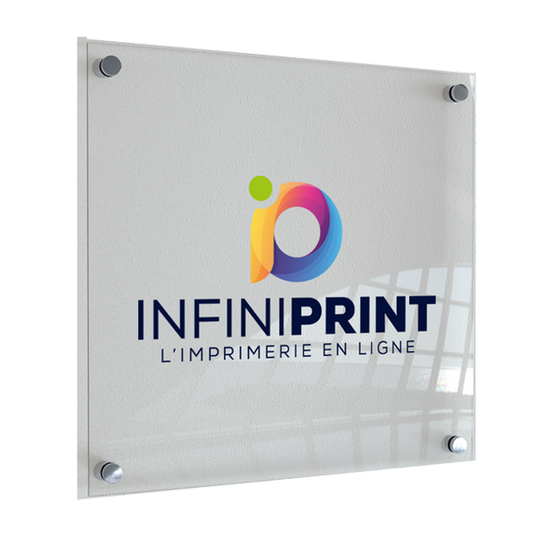 Plaque professionnelle plexiglas - Infiniprint